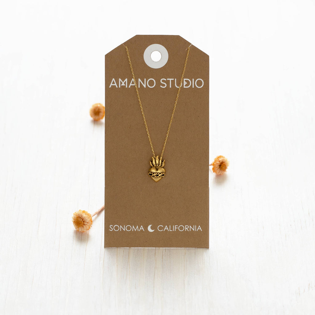 Amano Studio- Corazon Sagrado Necklace