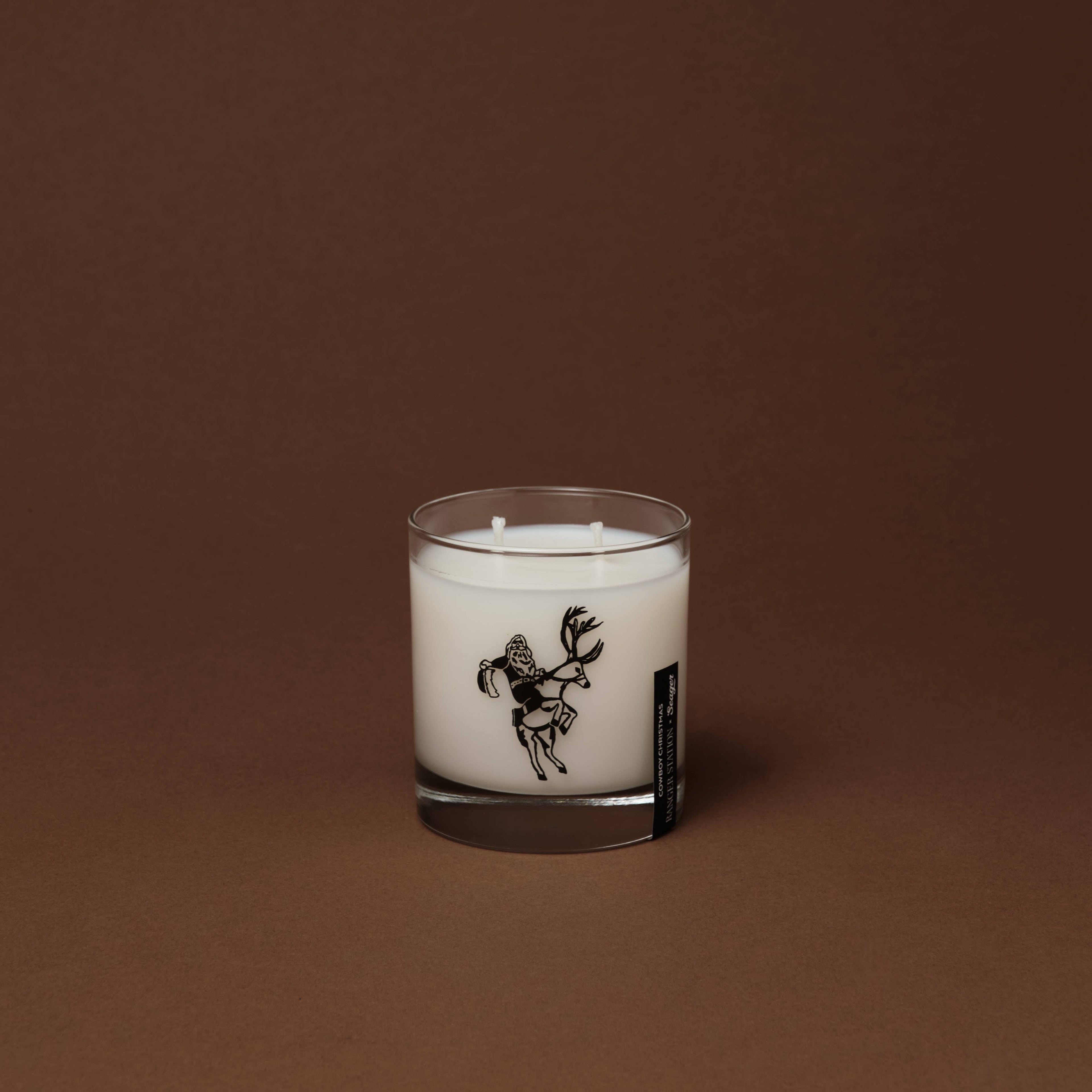 Ranger Station- Cowboy Christmas Candle