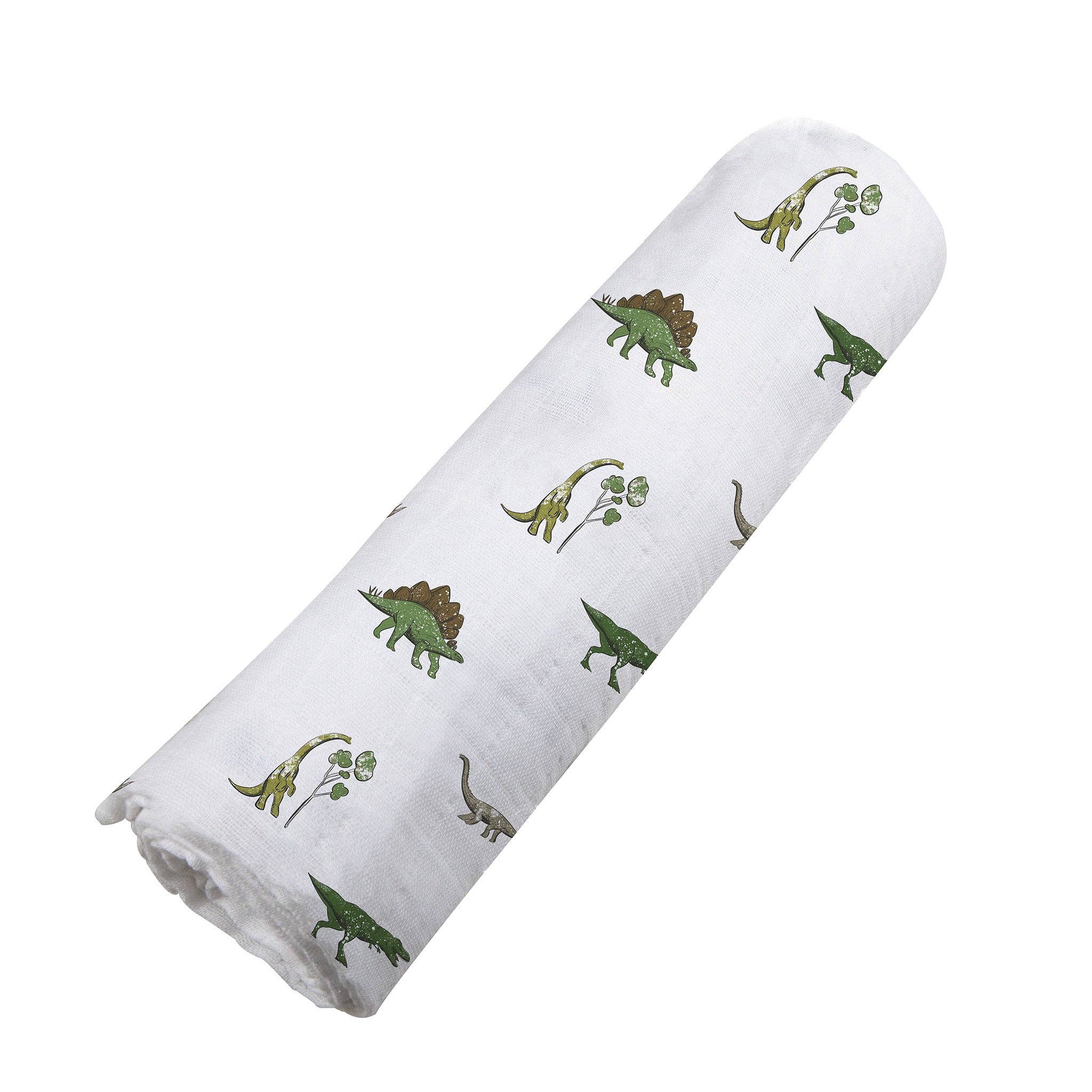 Newcastle Classics- Dino Days Cotton Muslin Swaddle