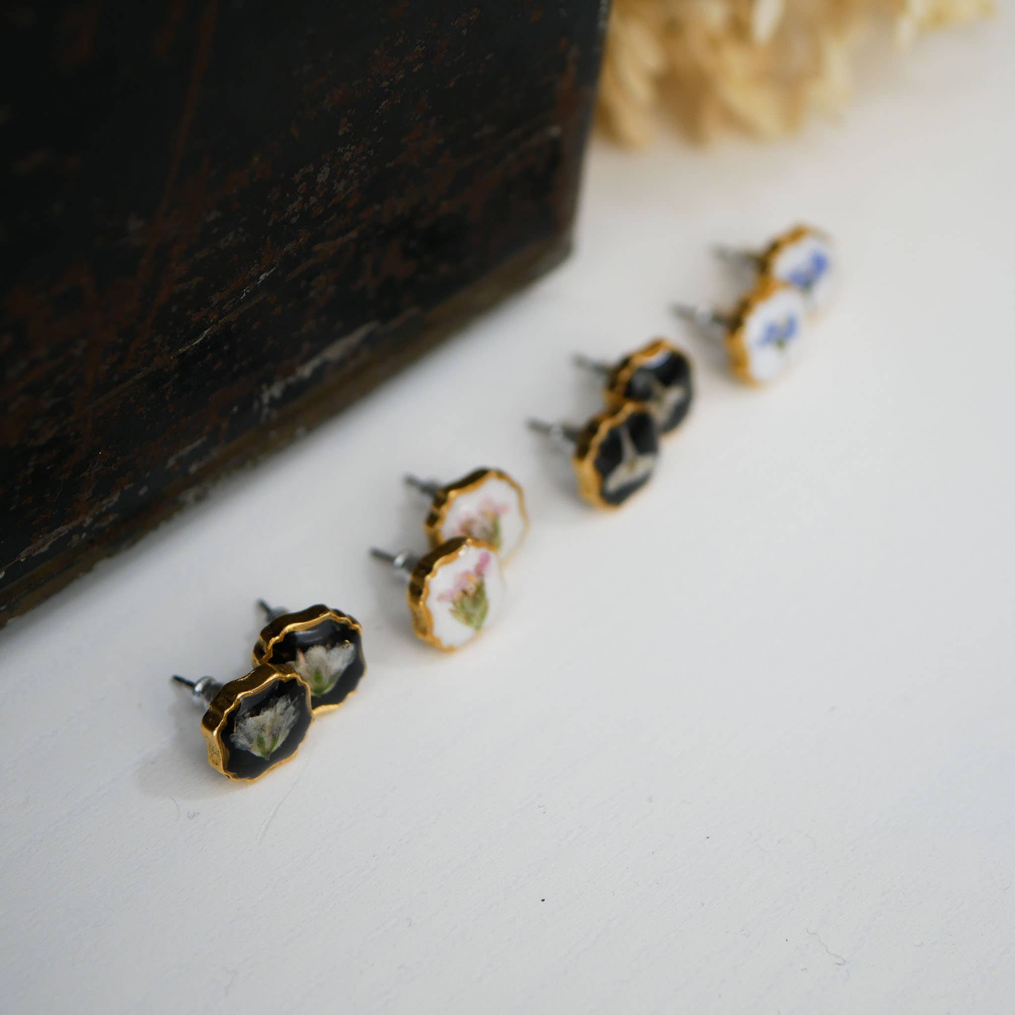 Seed & Soil- Heirloom Square Studs