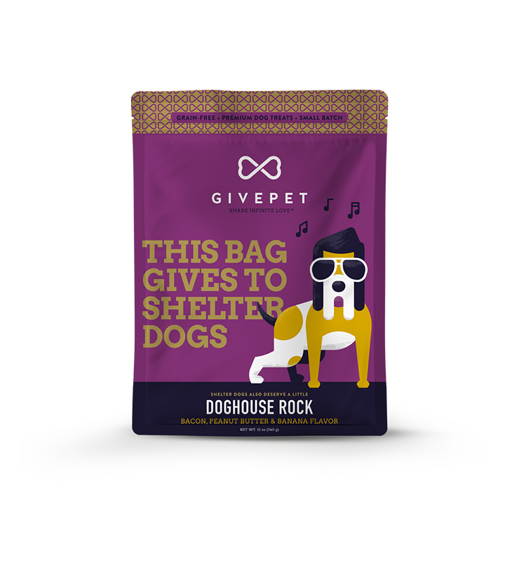 GivePet-  Doghouse Rock Dog 11oz. Baked Biscuit Treats