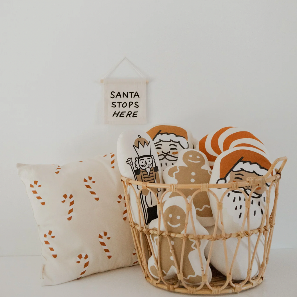 Imani Collective- Santa stops here hang sign