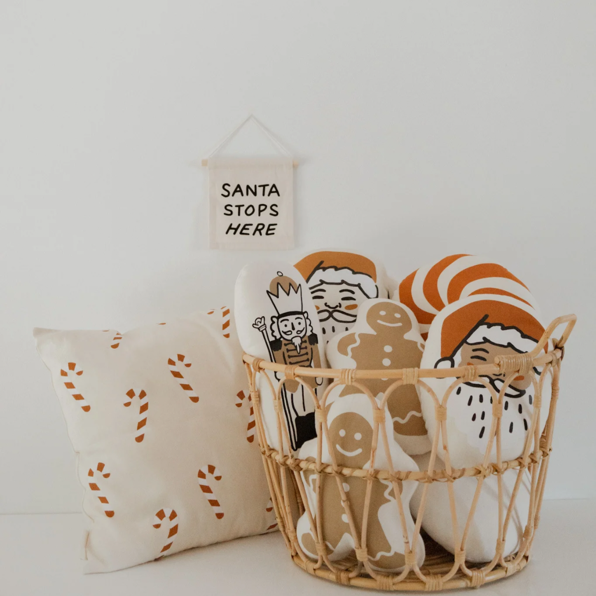 Imani Collective- Santa stops here hang sign