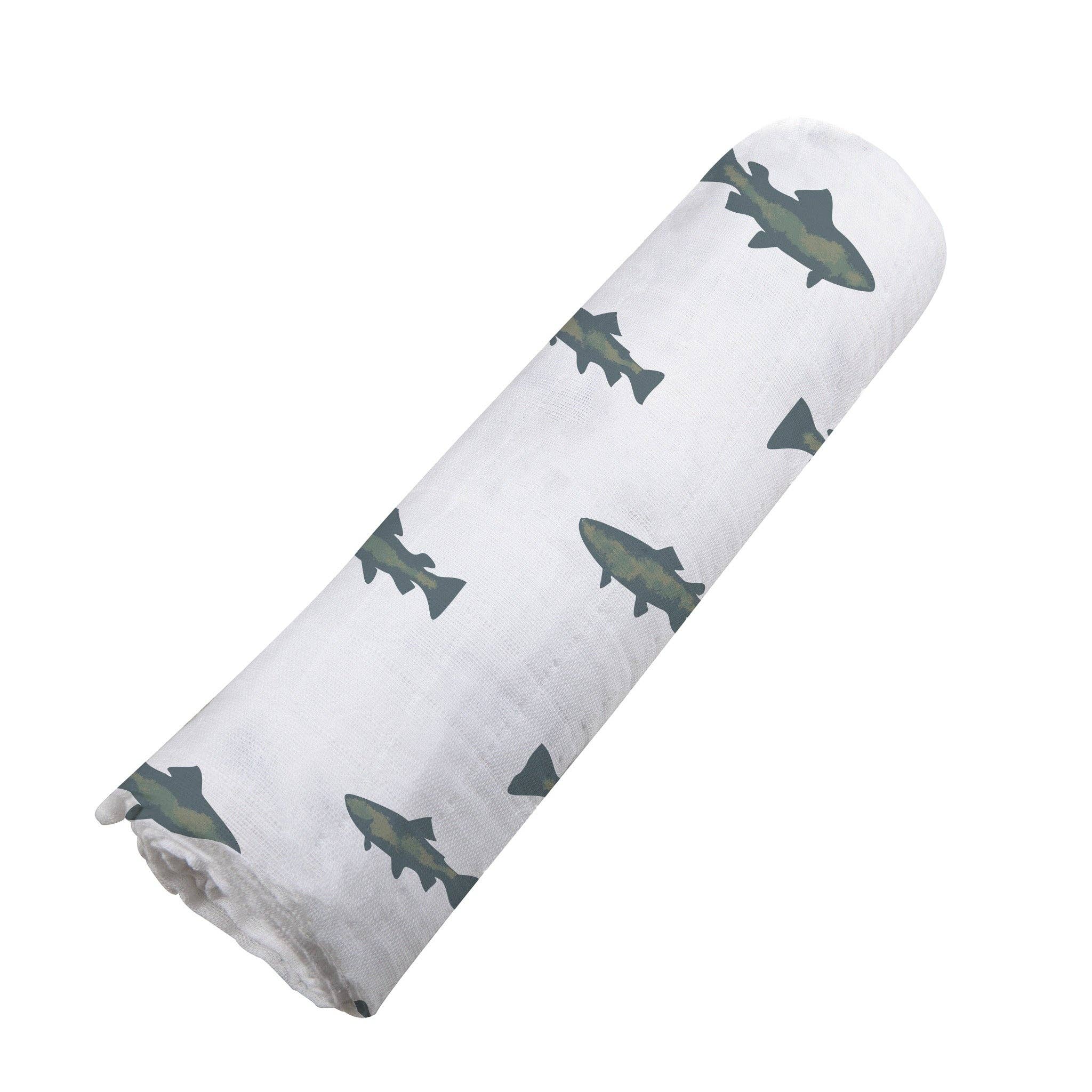 Newcastle Classics- Gone Fishing Swaddle