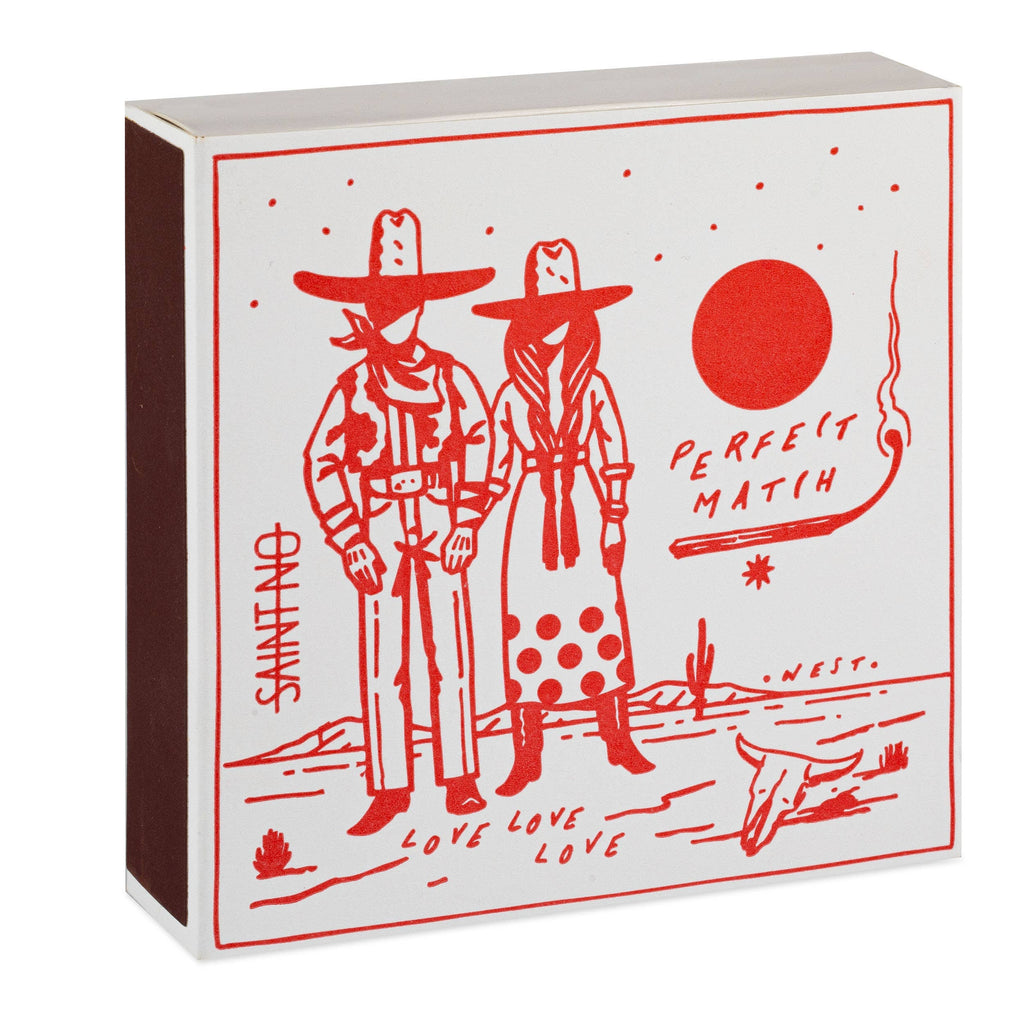 Archivist- Cowboy Perfect Match | Square - Safety Matches