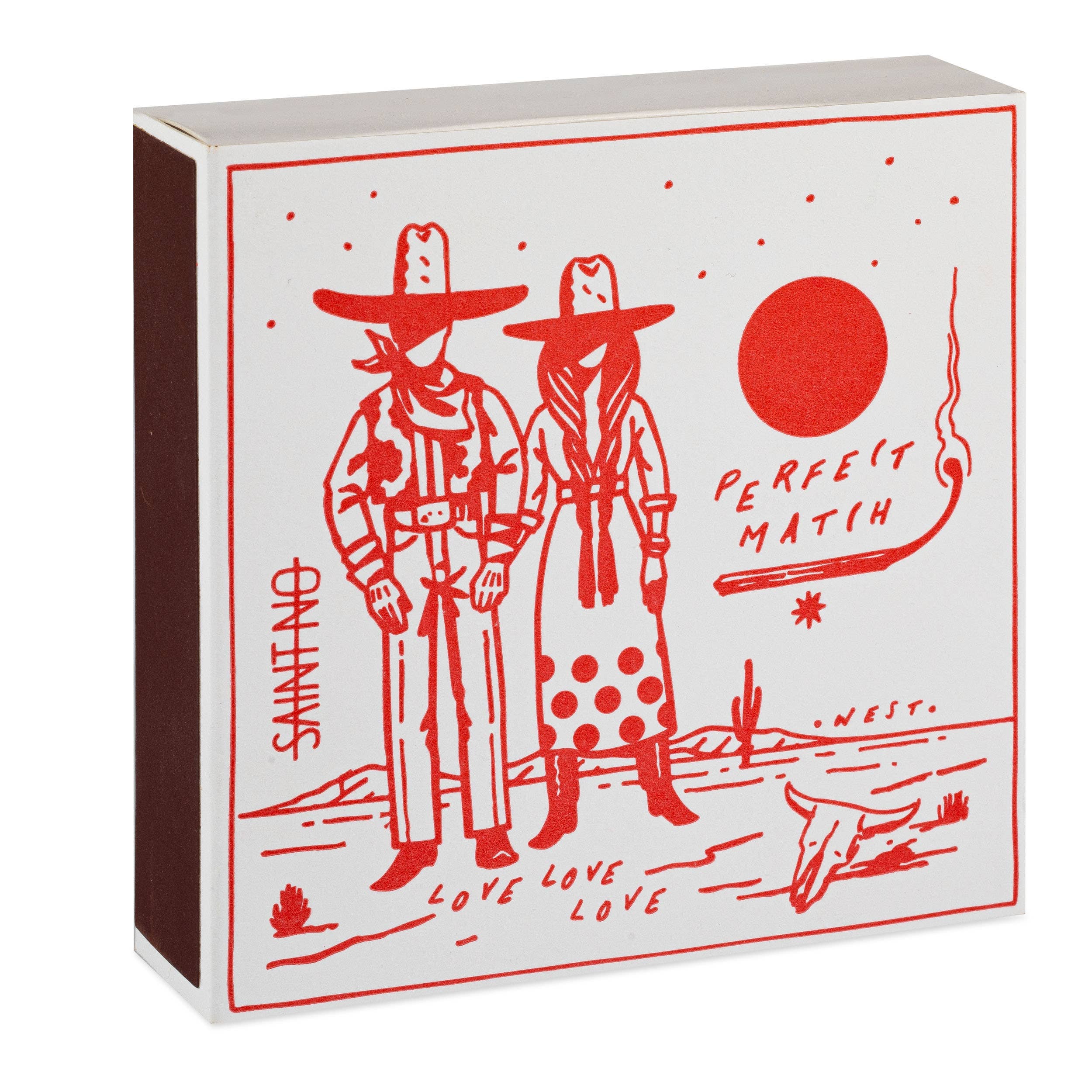 Archivist- Cowboy Perfect Match | Square - Safety Matches