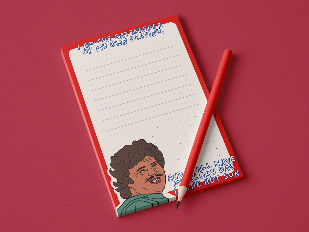 Gaec Studio- Nacho Libre Pop Culture Note Pad 5x8
