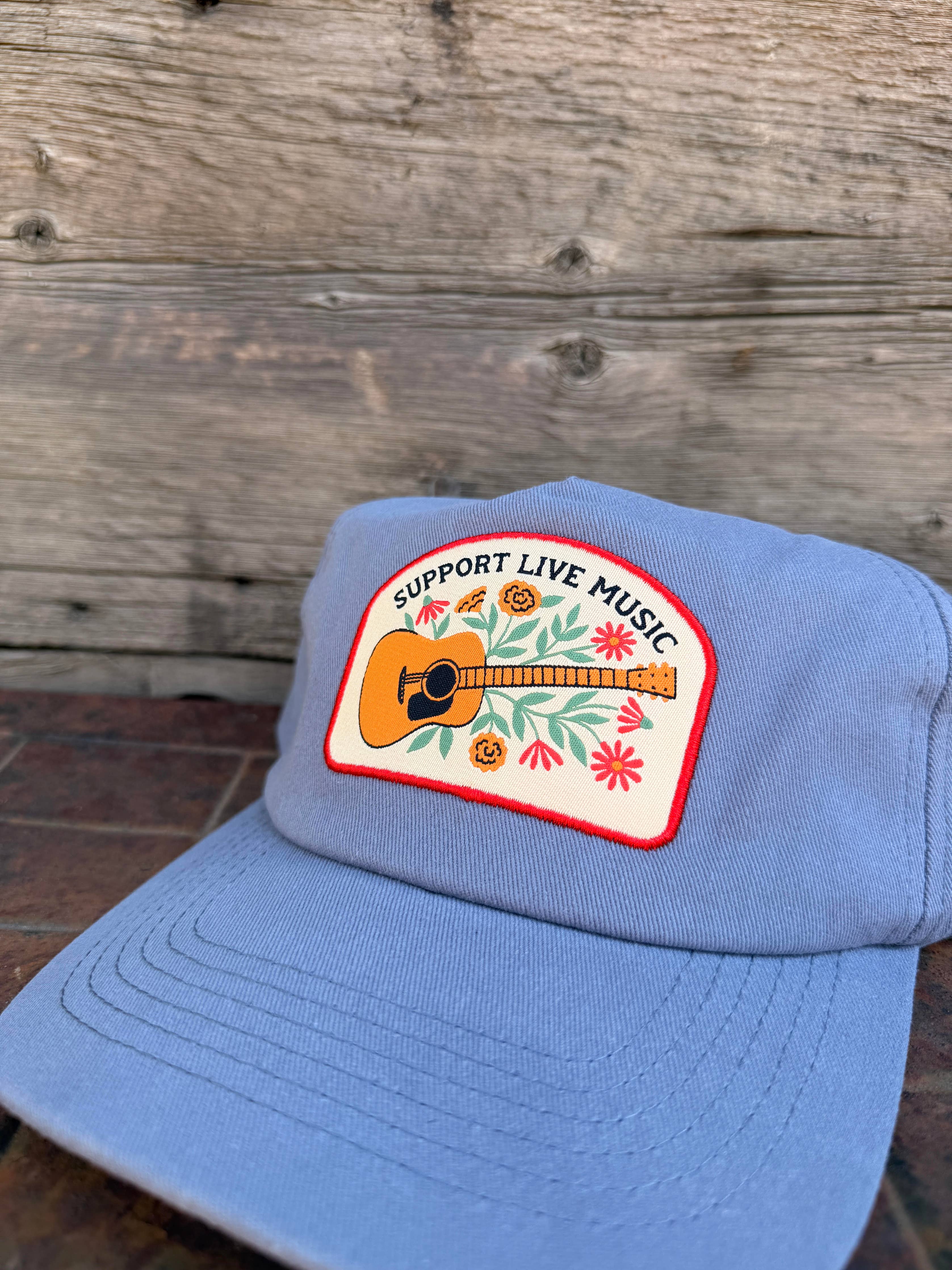 Trek Light- Cotton 5-Panel Hat | Support Live Music