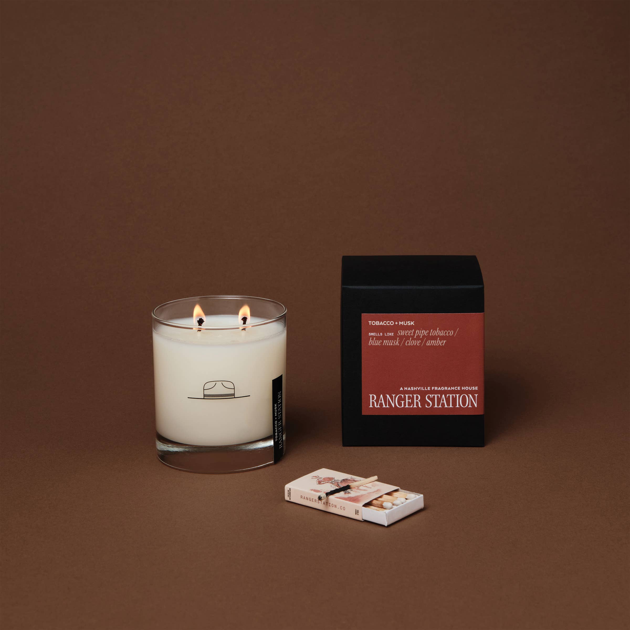 Ranger Station Tobac + Musk Candle - Thumbnail 3