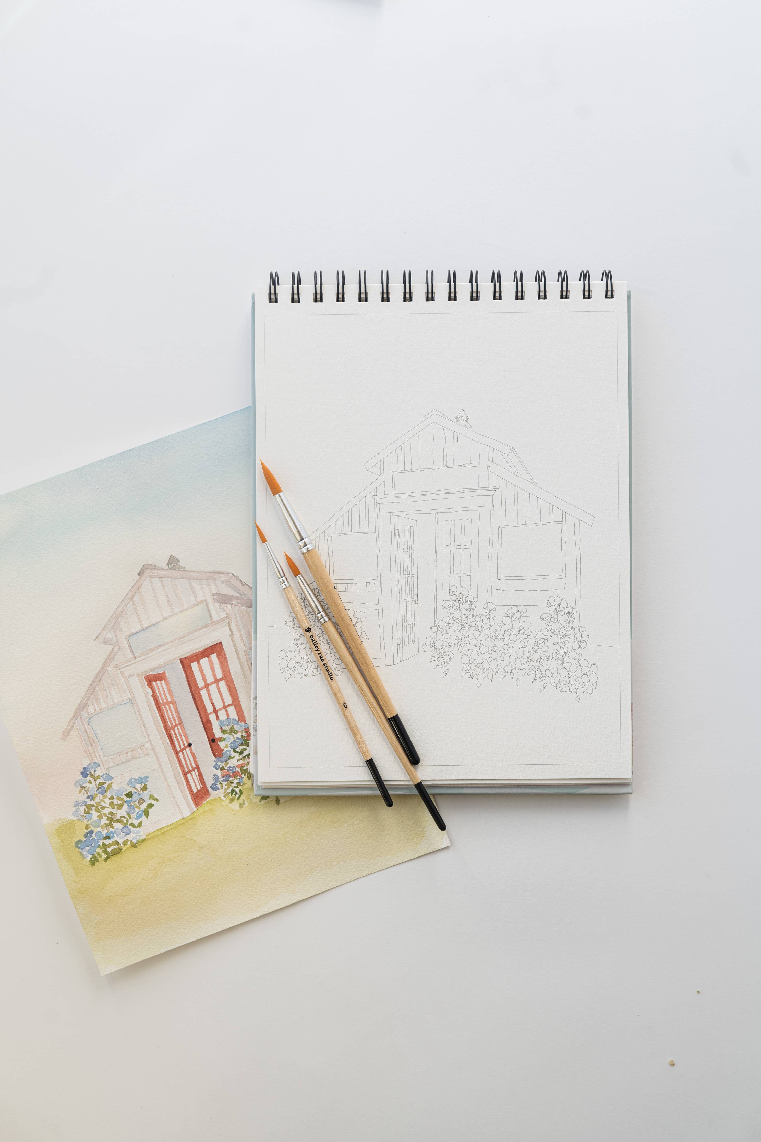 Bailey Rae Studio- Country Life Watercoloring Book