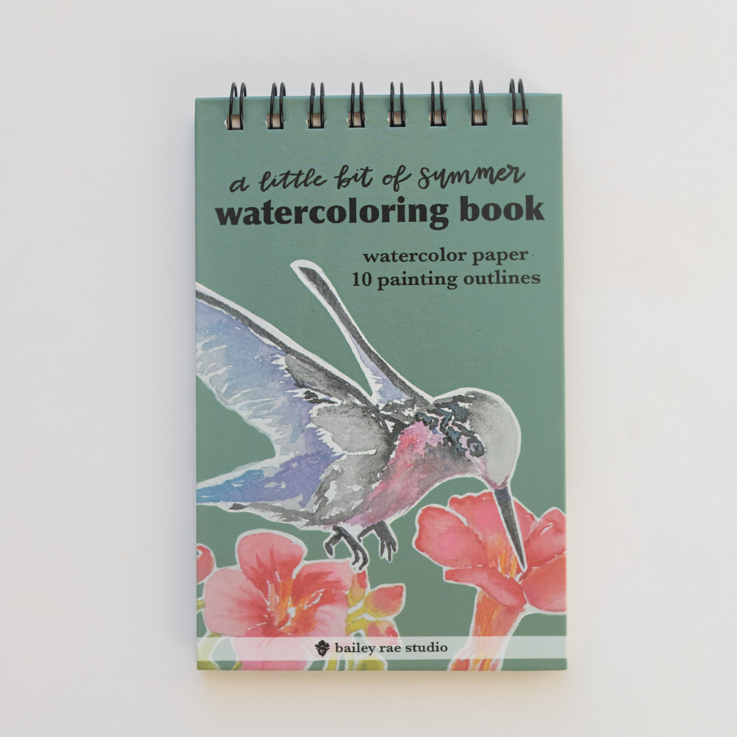 Bailey Rae Studio- A Little Bit of Summer - Mini Watercoloring Book