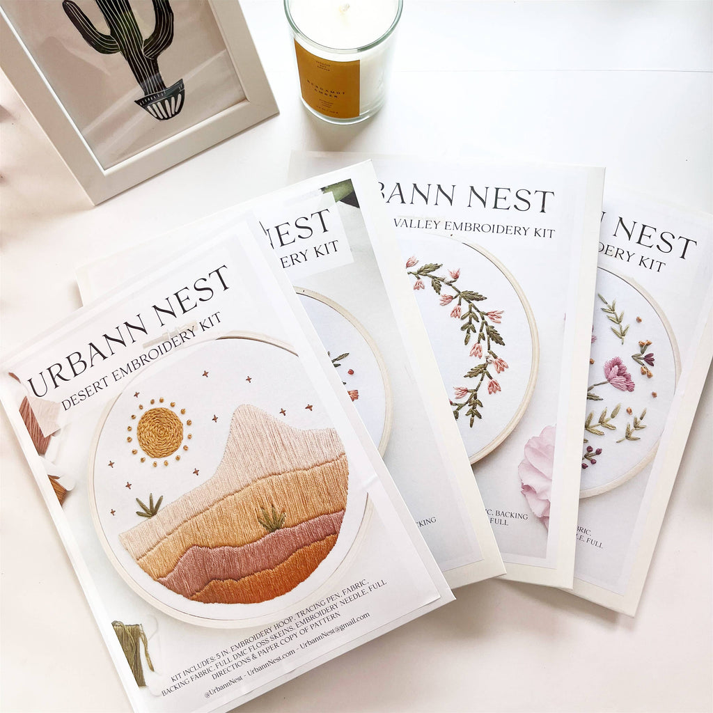 Urbann Nest- Sunflower Embroidery Kit