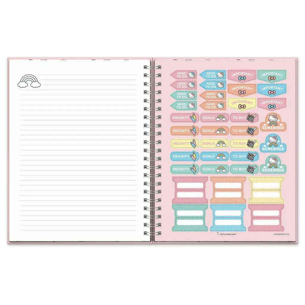 Studio Oh!- Hello Kitty Classic Pink Extra Large Spiral Notebook