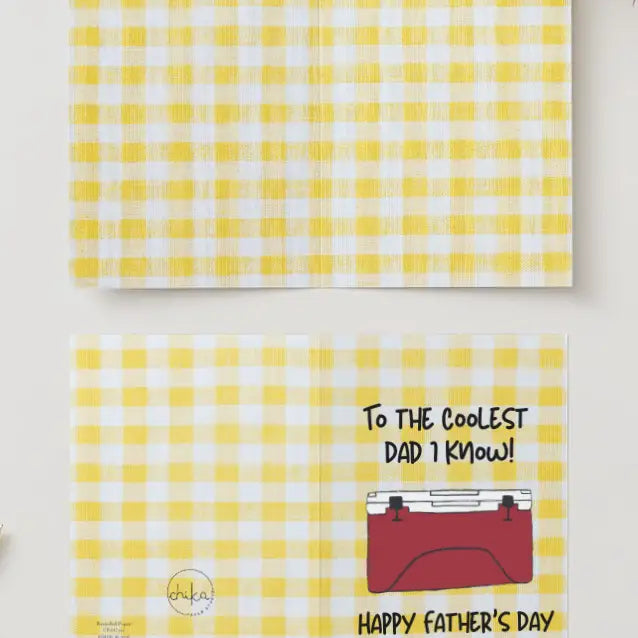 Chika Paper Studio- Father's Day Card: Cooler Dad