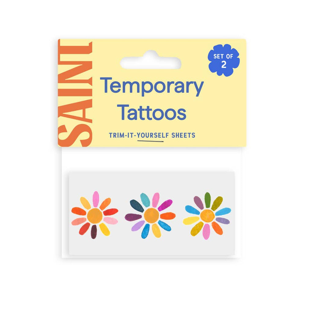Saint Tattoos- Flower Power Temporary Tattoos