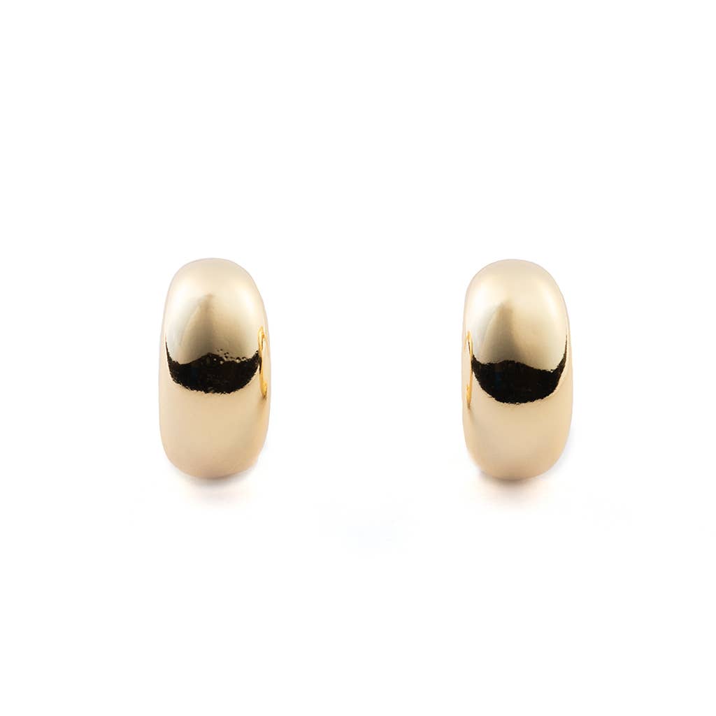 Bronwen- Vintage Hoop Post Earrings