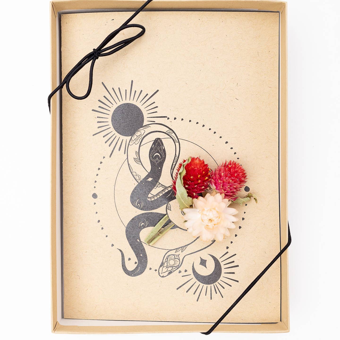 Orchid & Pine- Happy Anniversssary Snakes Floral Greeting Card