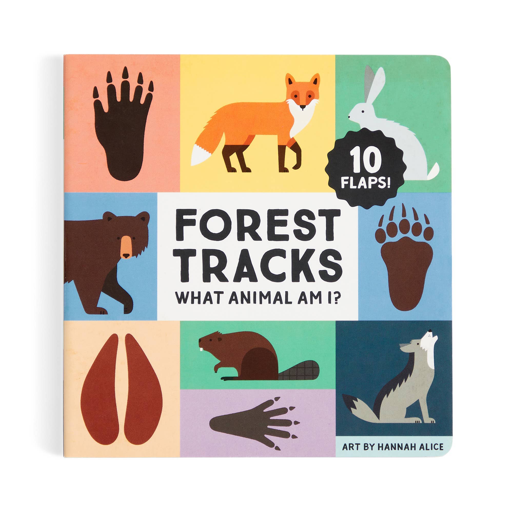 Chronicle Books- Forest Tracks: What Animal Am I? Lift-the-Flap Board Book