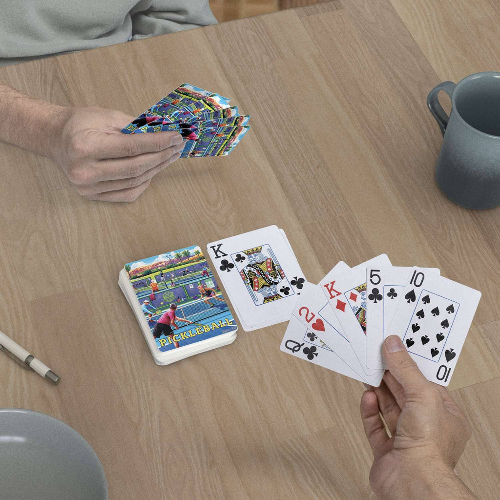 Boardwalk Puzzle Company- Pickleball - Playing Cards