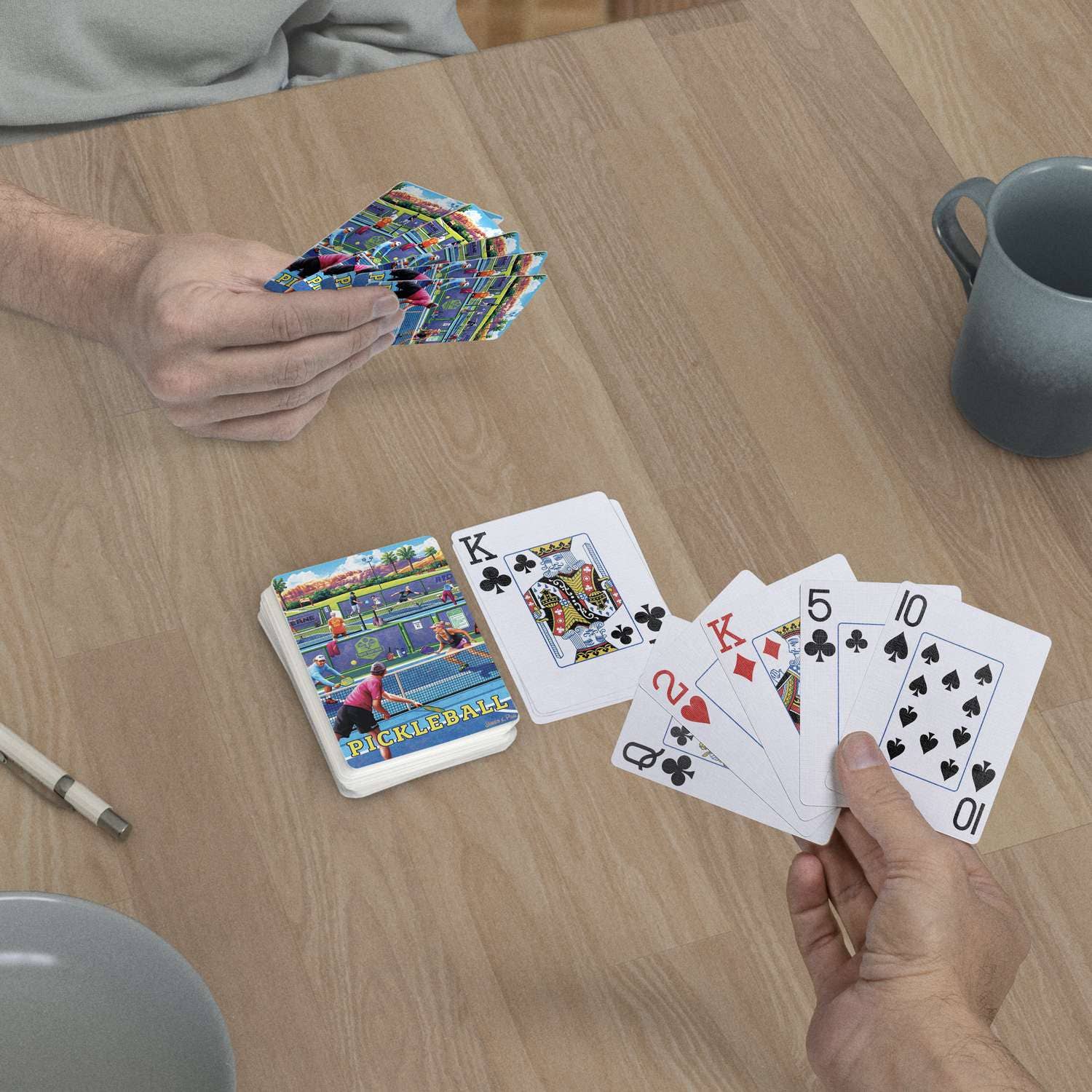 Boardwalk Puzzle Company- Pickleball - Playing Cards