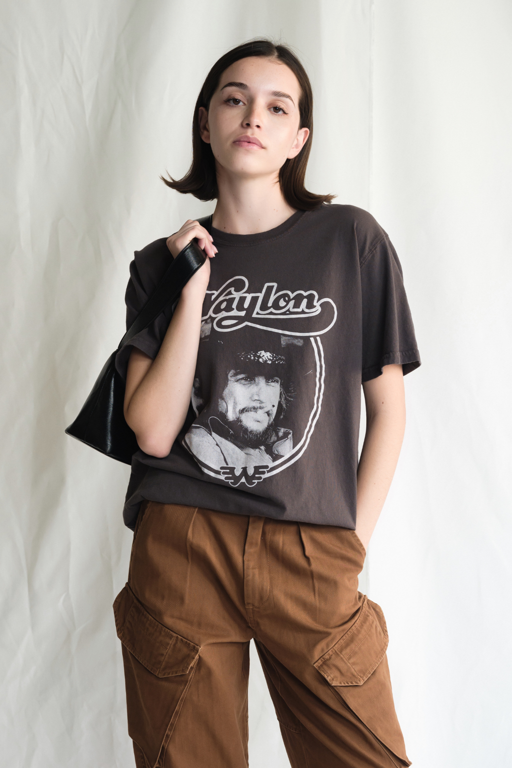 People of Leisure- Waylon Jennings Portrait Tee
