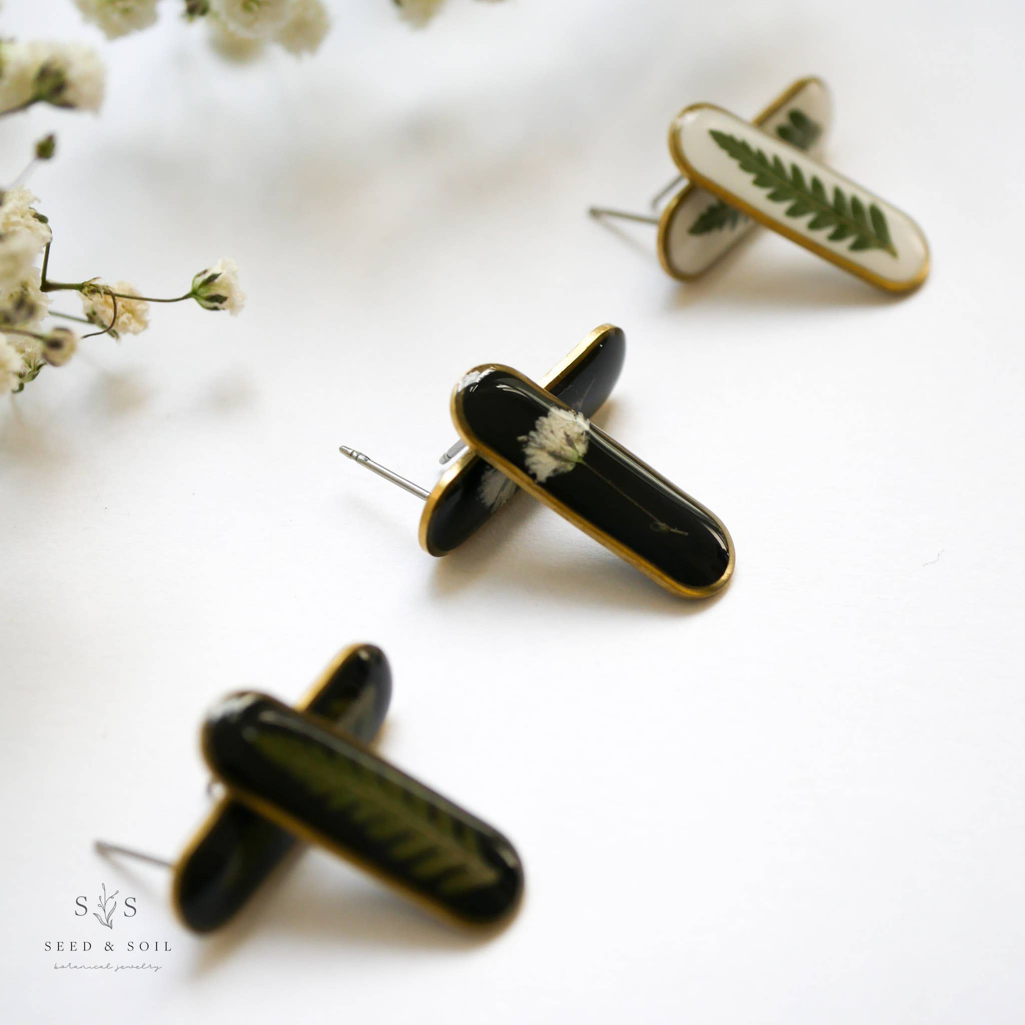 Seed & Soil- Oval Studs