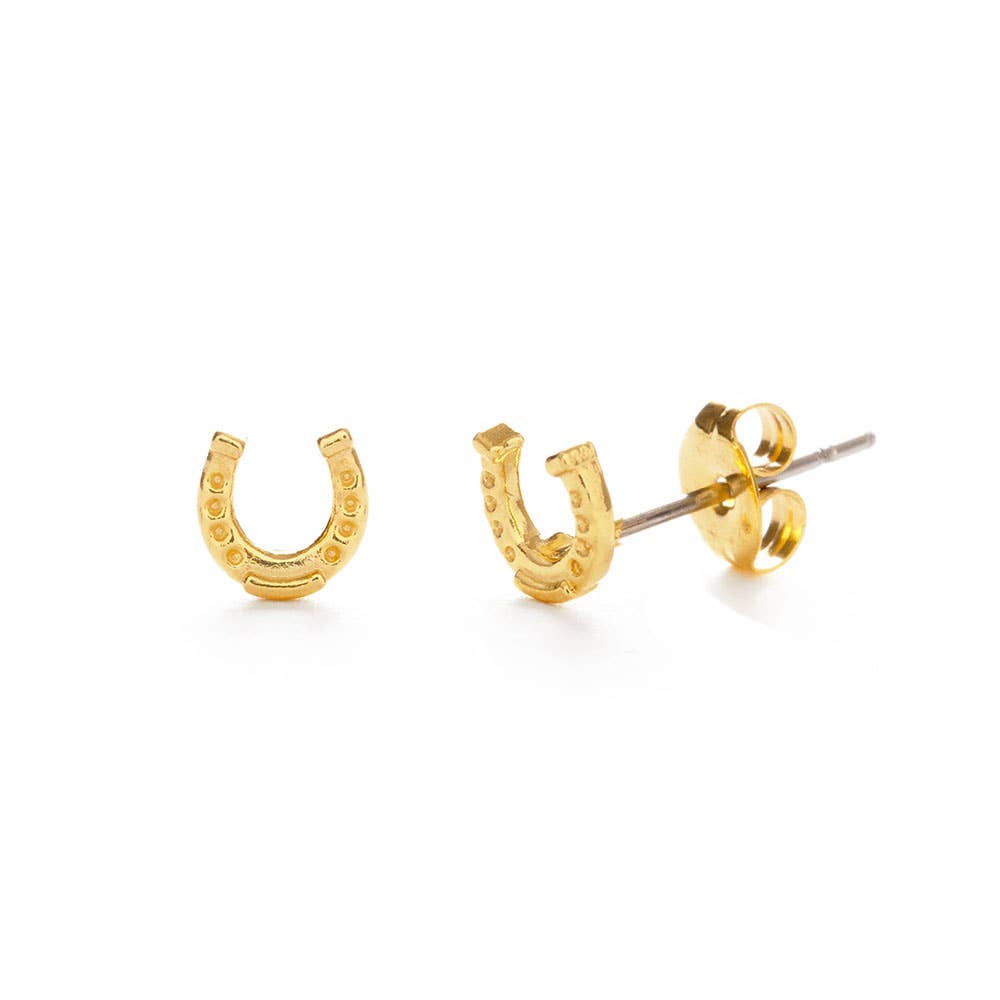 Amano Studio- Tiny Horseshoe Stud Earrings