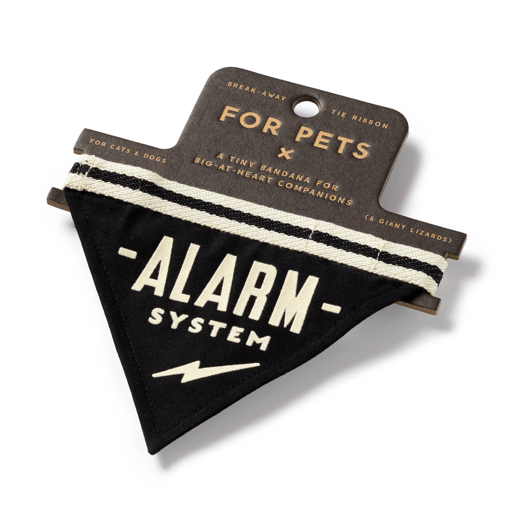 Chronicle Books- Brass Monkey Alarm System Small Pet Bandana