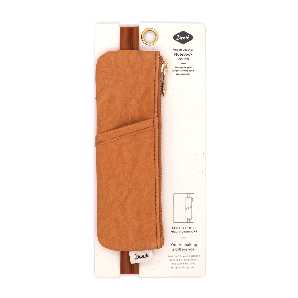 Denik- Caramel Crinkle Notebook Pouch