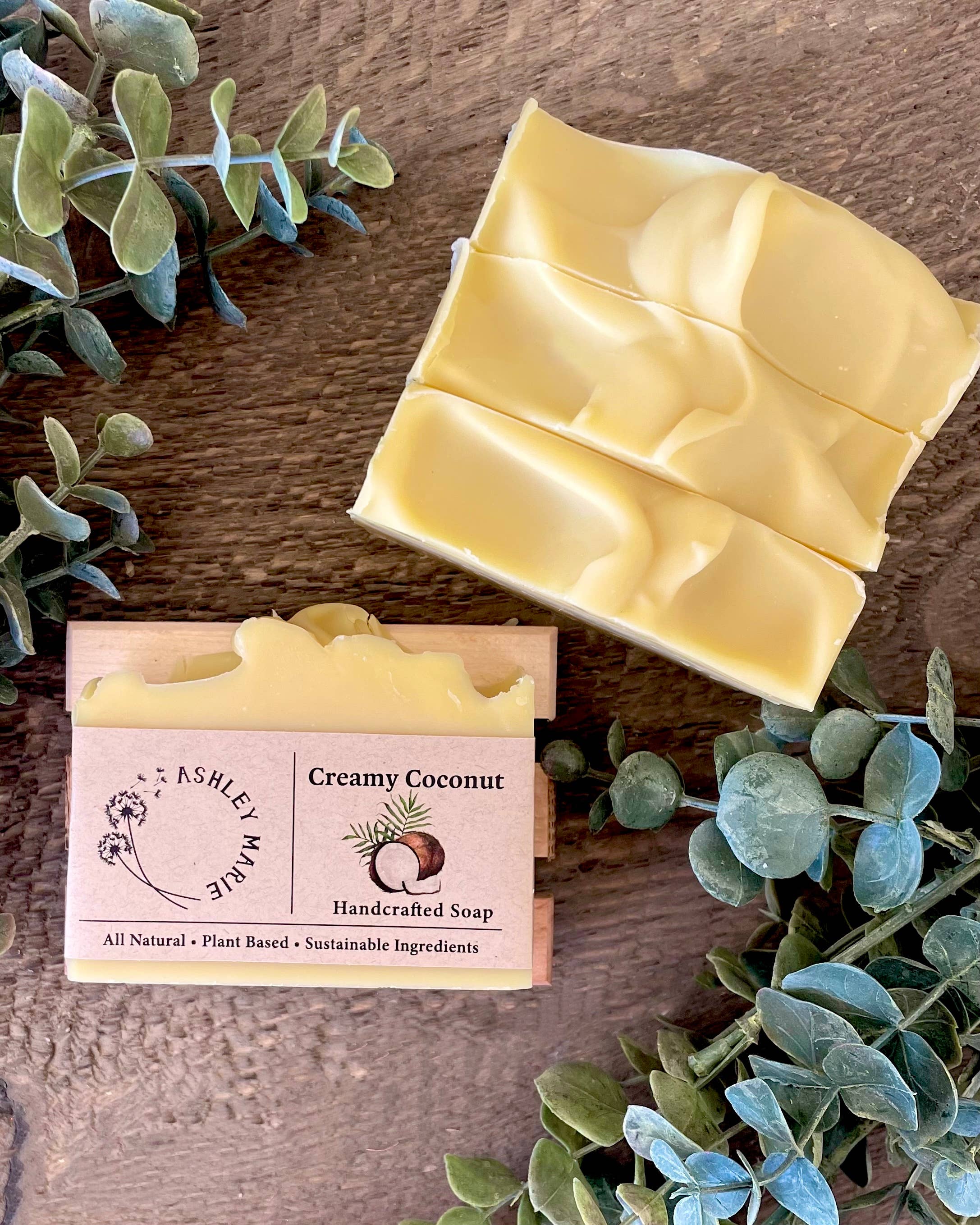 Ashley Marie Soap- Creamy Coconut Bar Soap