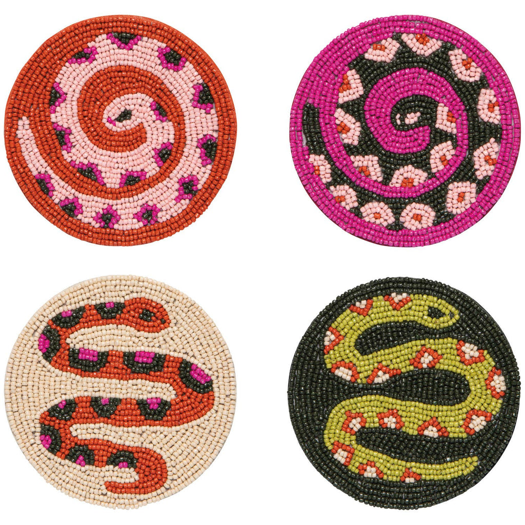 Danica Studio- Gardenland Beaded Coasters Set of 4