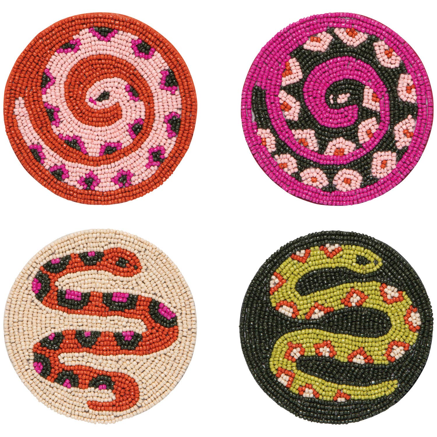 Danica Studio- Gardenland Beaded Coasters Set of 4