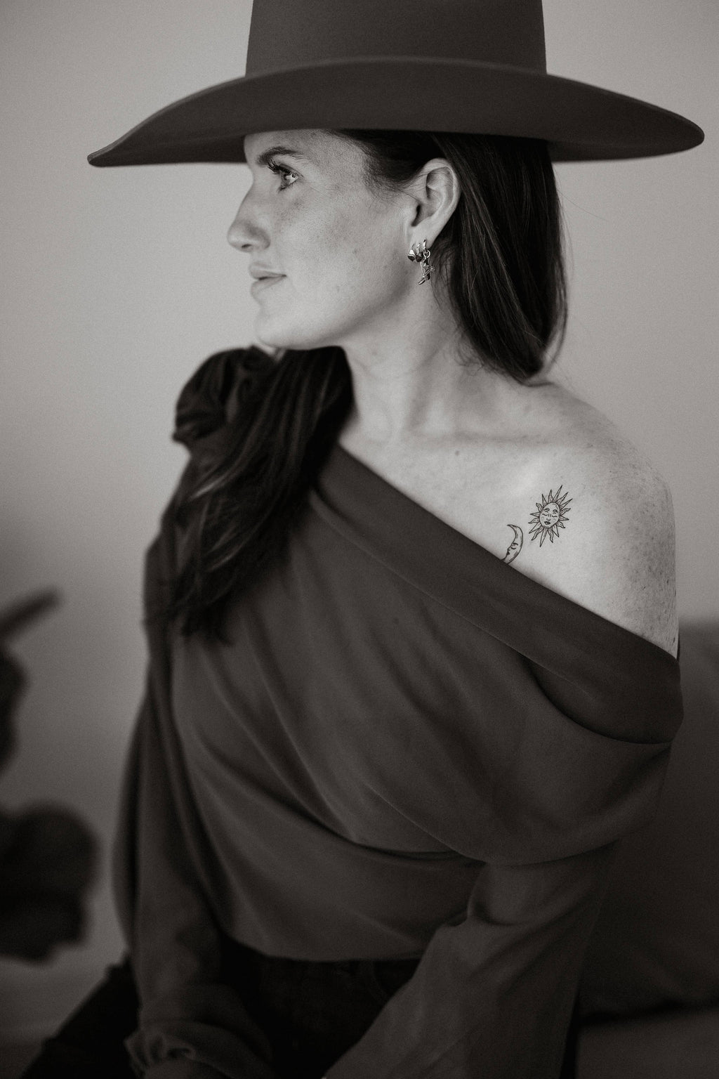 Saint Tattoos- Sun + Moon Temporary Tattoo