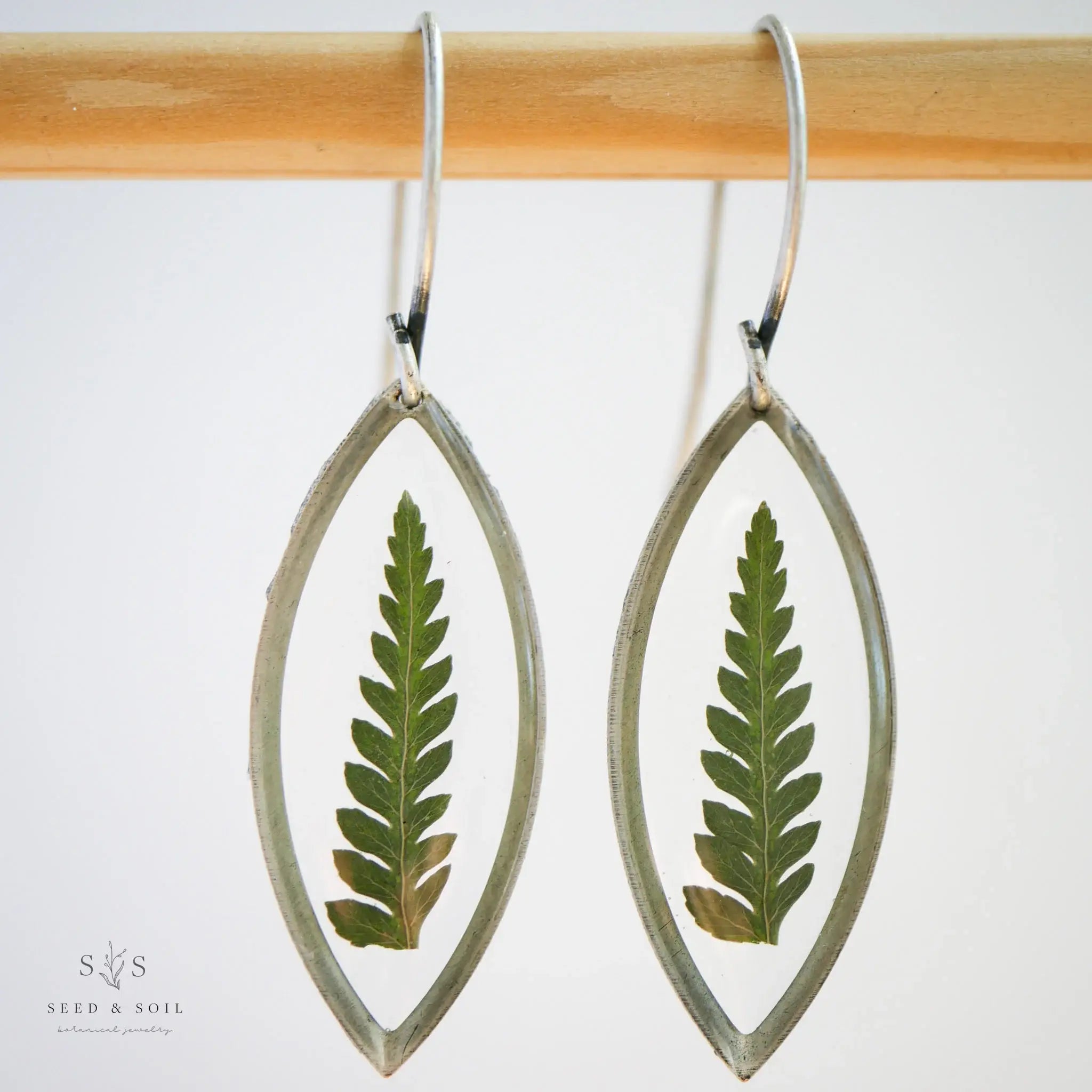 Seed & Soil- Marquise Earrings
