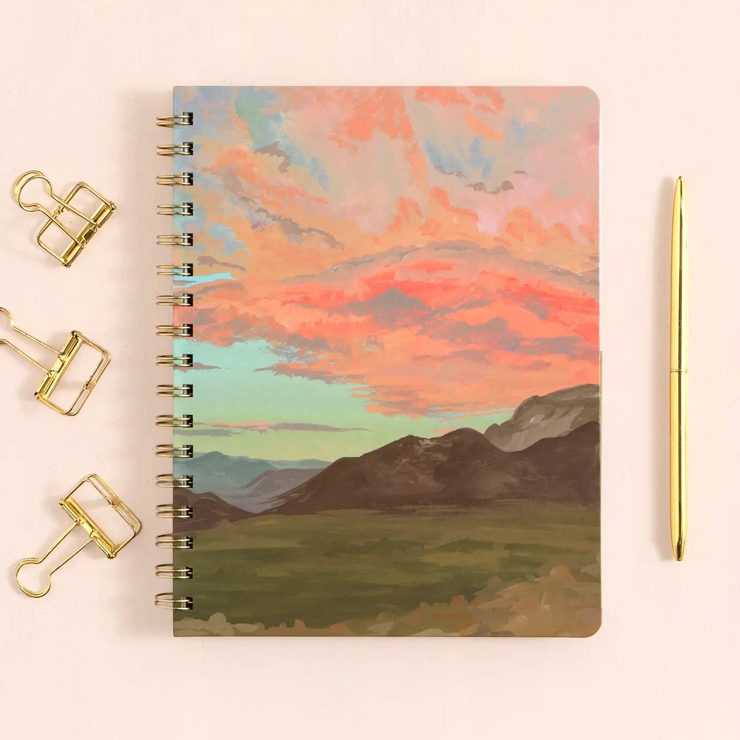 1Canoe2- Painted Sky Spiral Notebook