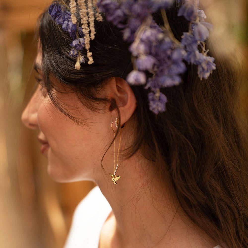 Amano Studio- Hummingbird Threader Earrings