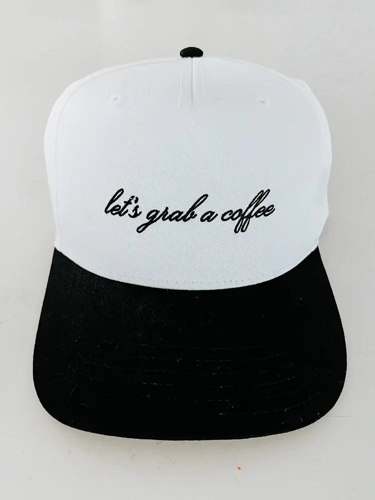 Maddon and Co- Let's Grab a Coffee Embroidered Trucker Hat