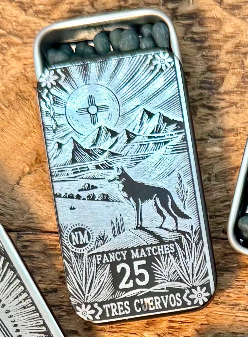 Tres Cuervos- Fancy Matchbox w/25 Fancy Matches
