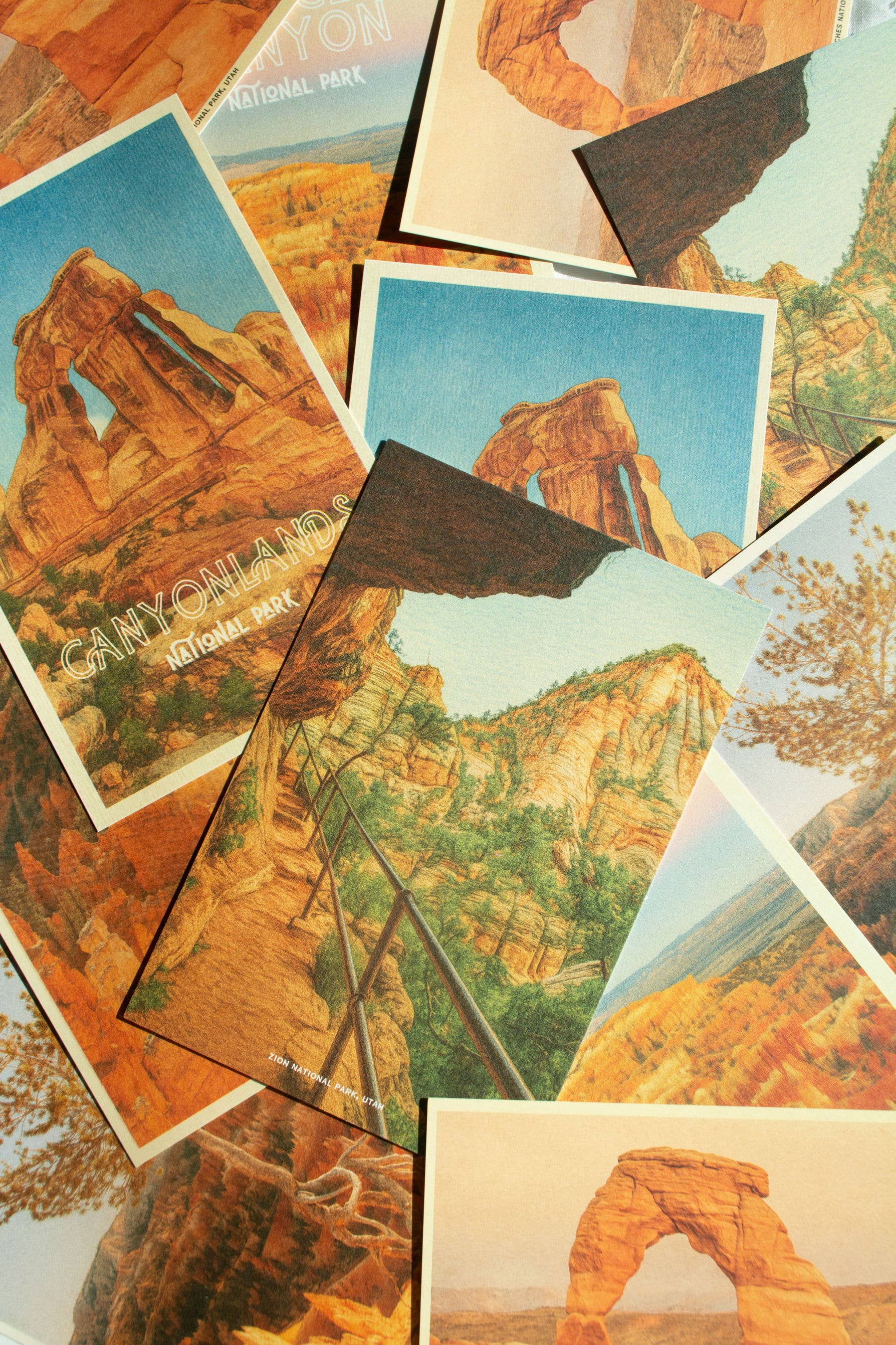 Traildust Goods- Canyonlands National Park Vintage Inspired 4x6 Postcards