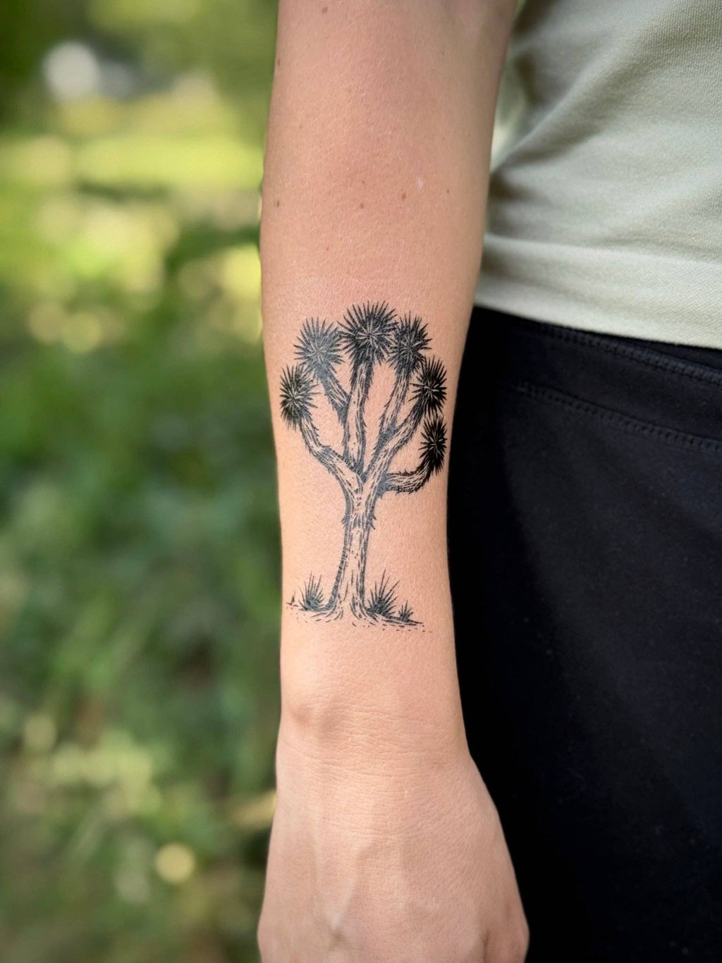 NatureTats- Joshua Tree Temporary Tattoo Sheet