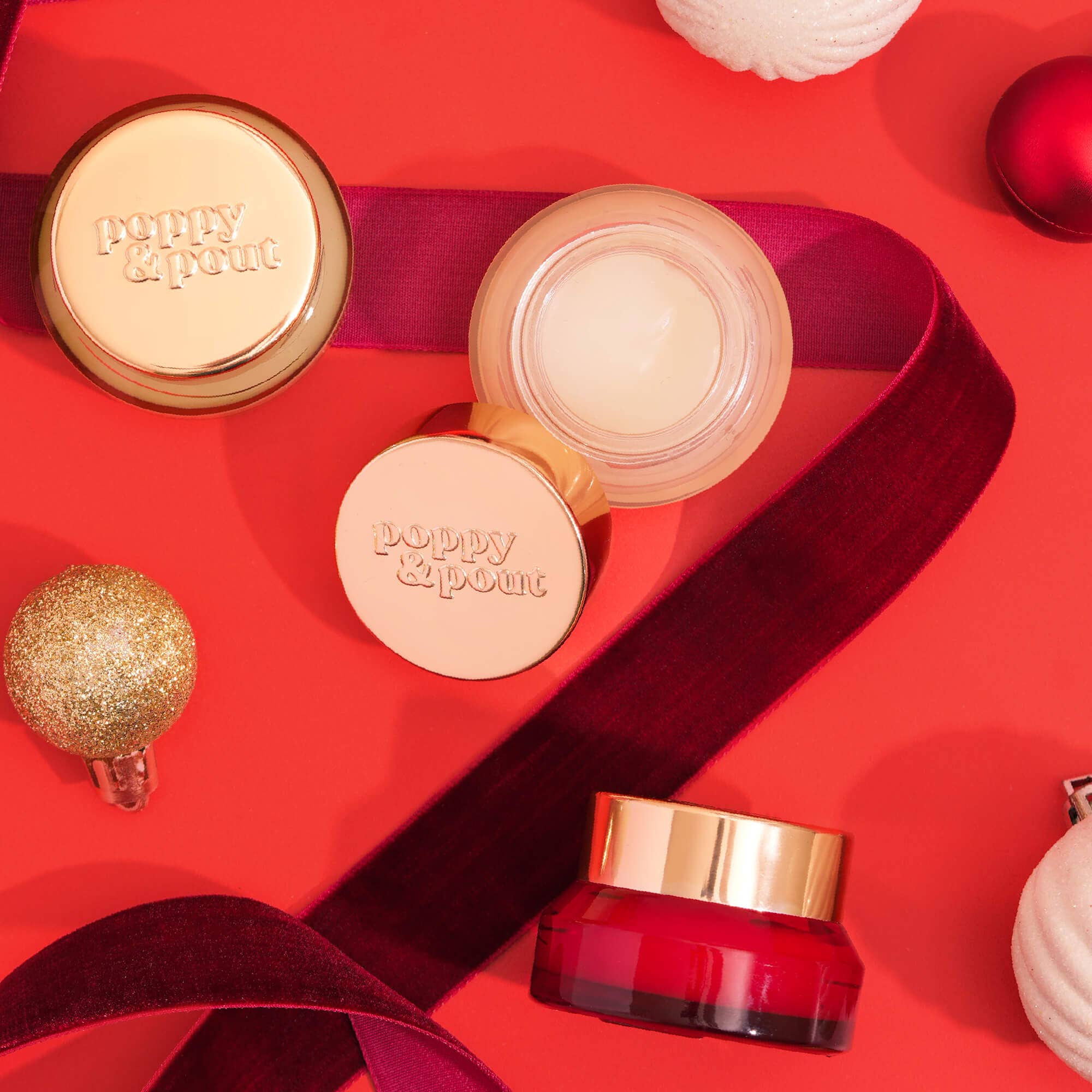Poppy & Pout- Candy Cane Fluff Limited Edition, Lip Mask, Holiday