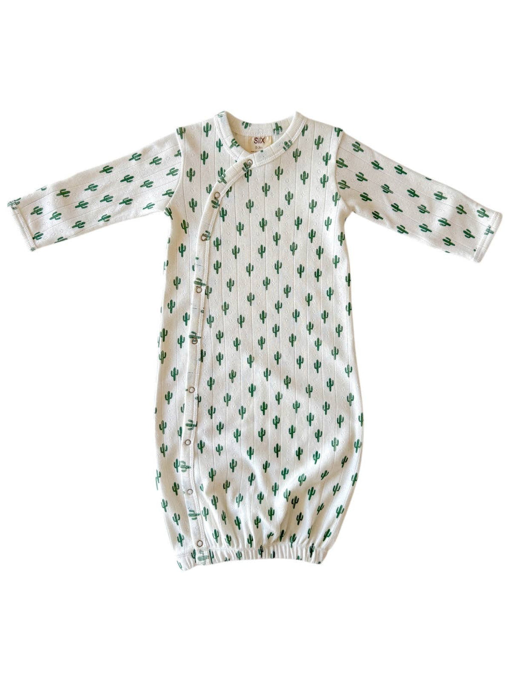 SIIX Collection- Cactus / Organic Pointelle Gown