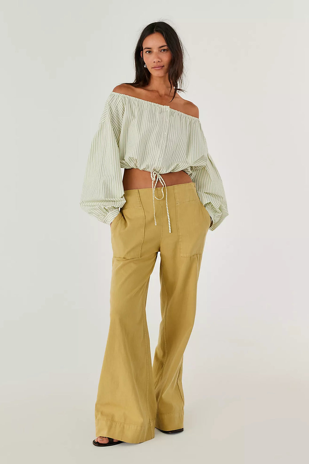 Free People- We The Free Breezy Denim Pull-On Jeans