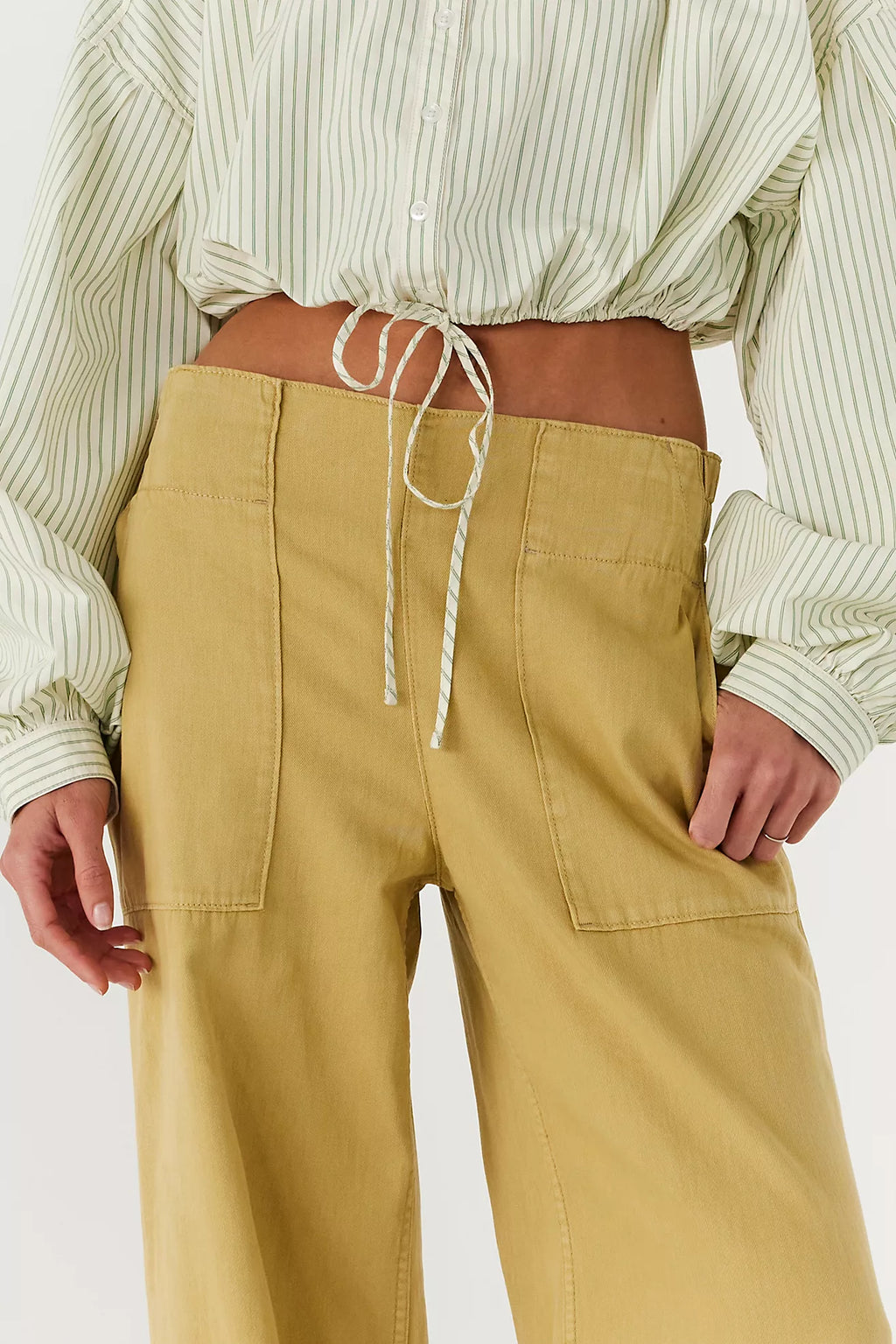 Free People- We The Free Breezy Denim Pull-On Jeans