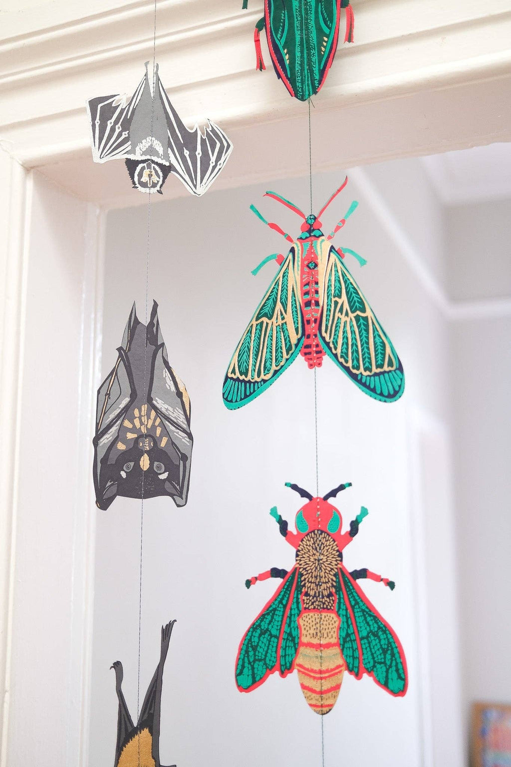 East End Press- Bats Vertical Wall Hanging