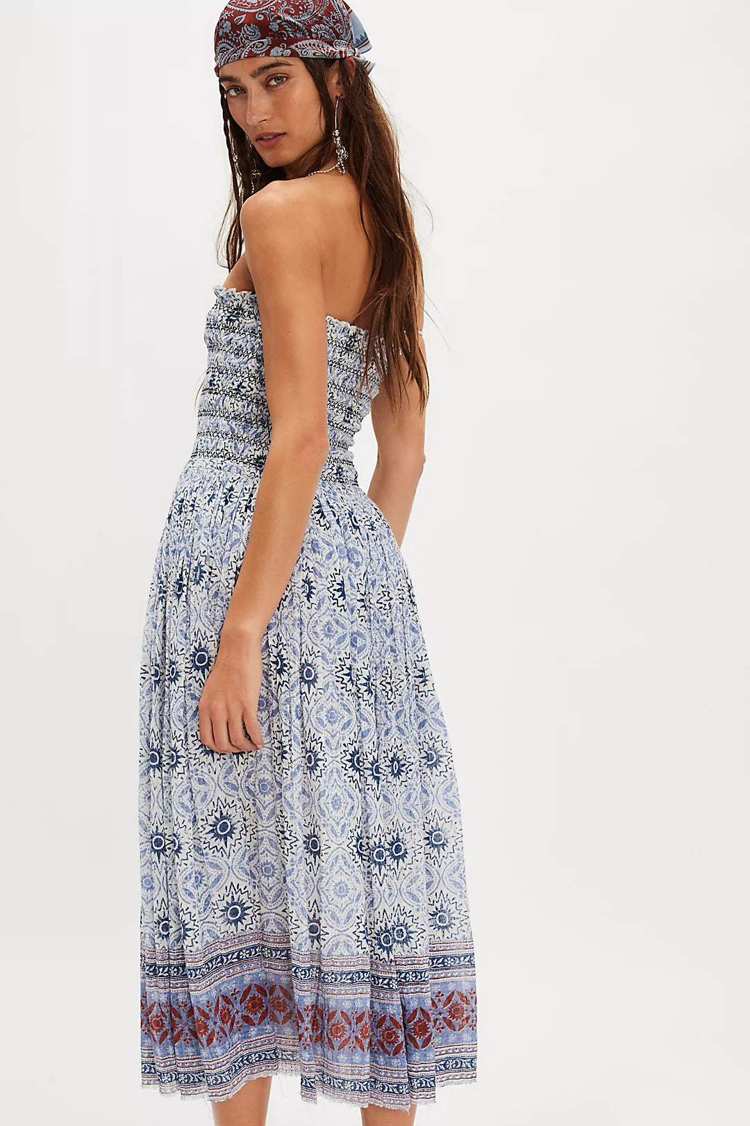 Free People- FP One Ravenna Printed Convertible Maxi Skirt