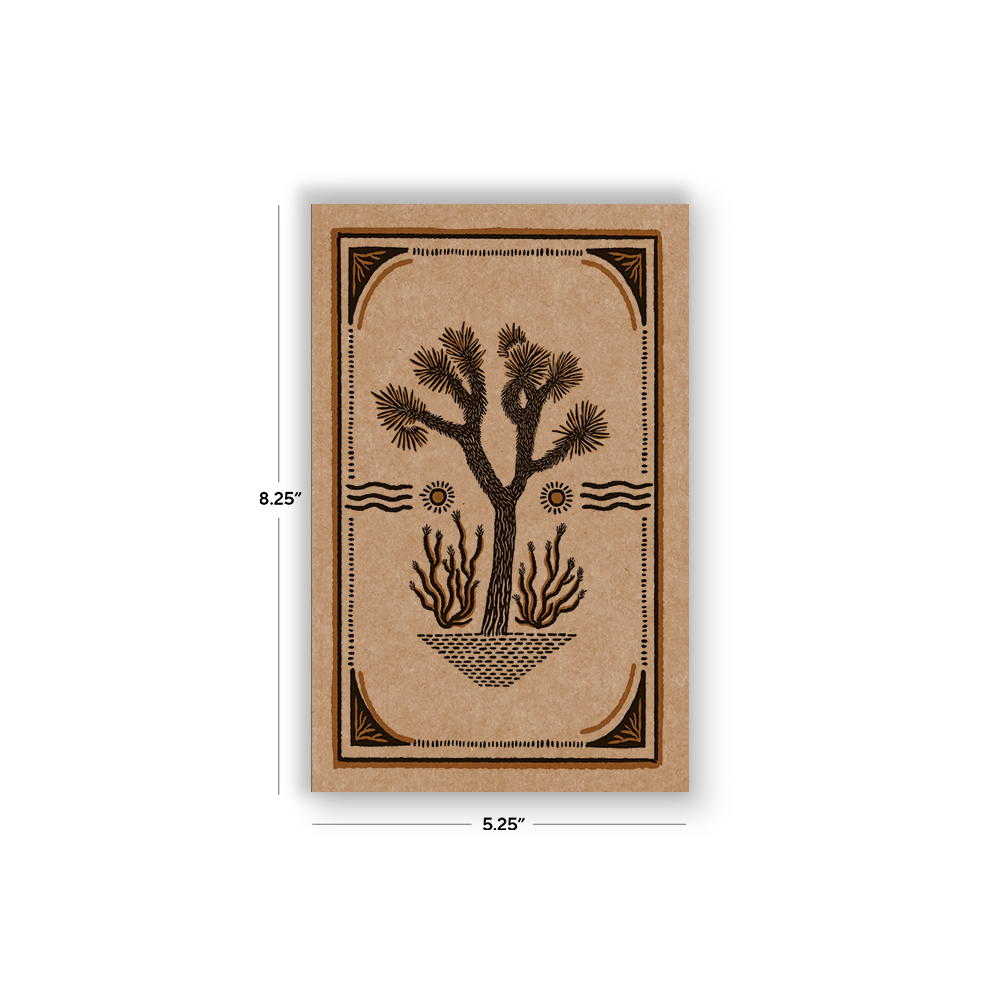 Denik x Rayco- Desert Sunrise Kraft Classic Layflat Notebook