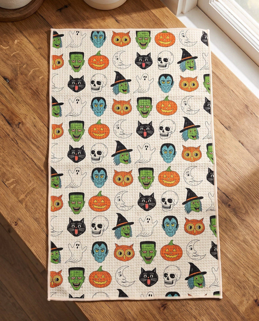 Trek Light- Kitchen Tea Towel Quick Dry | Happy Halloween