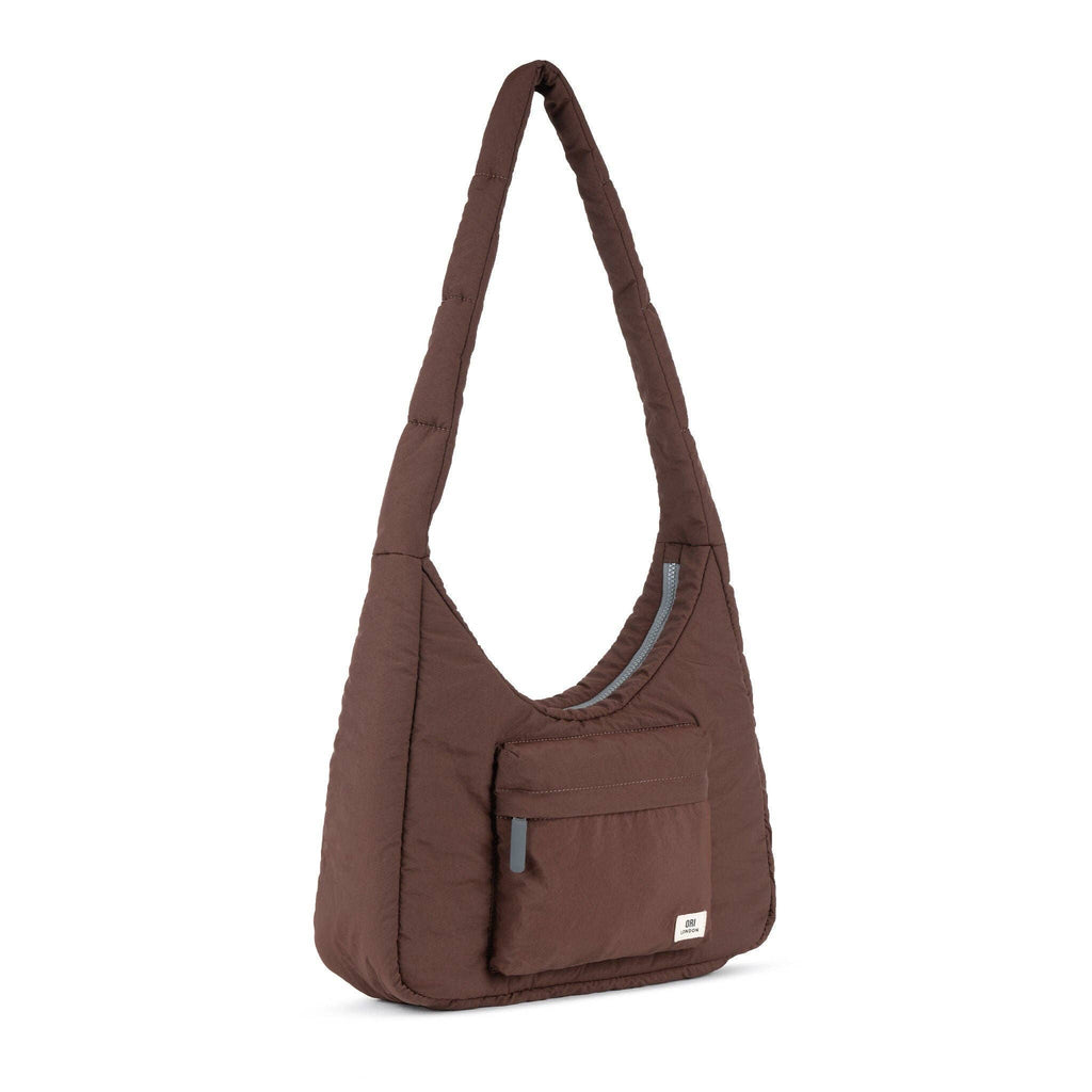 ORI London- Belsize Crossbody Bag in Chocolate Taslon