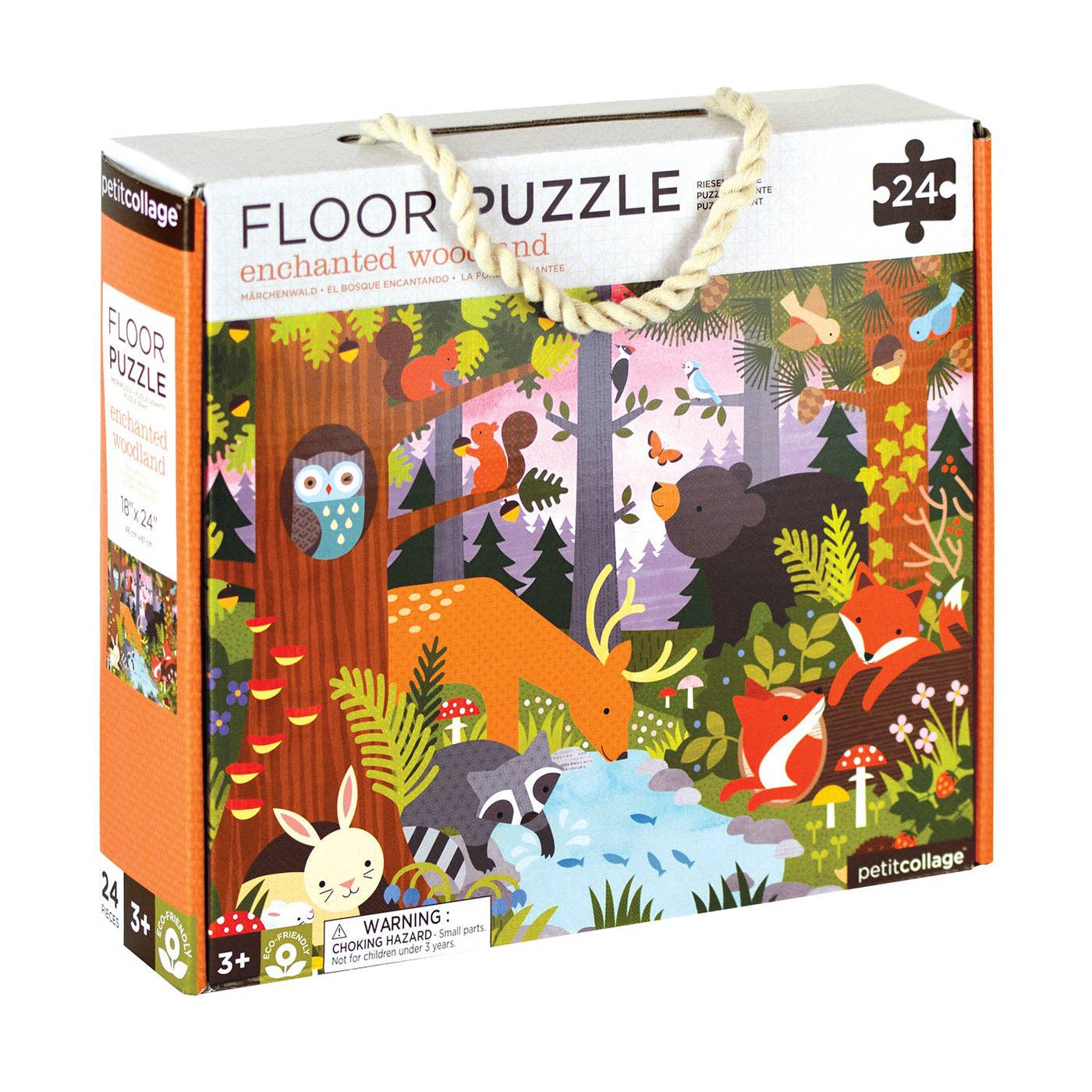 Chronicle Books- Enchanted Woodland 24-Piece Floor Puzzle